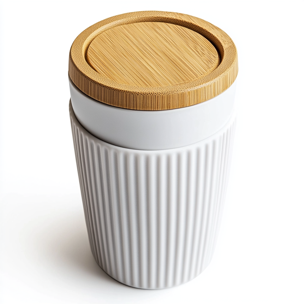 Kvozx Reinforced Travel Ceramic Cup